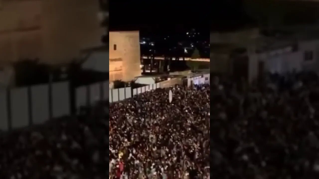 🔴 35.000 Judíos en la Ceremonia Fiesta de las Trompetas en #Jerusalem. #shorts #youtubeshorts