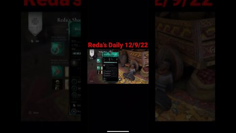 Reda’s Daily 12/9/22