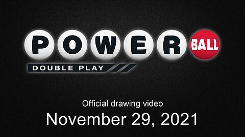 Powerball Double Play drawing for November 29, 2021