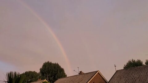 Colourful double Rainbow