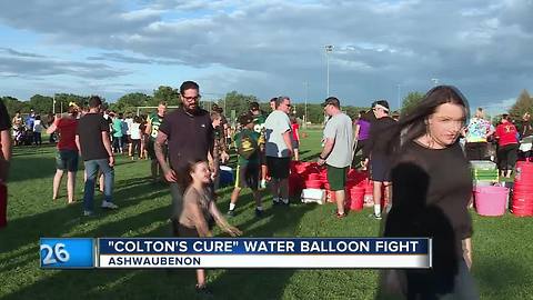 Colton’s Cure hosts annual water balloon fight