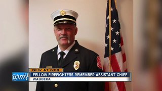 Fellow firefighters remember fallen Waubeka Assistant Chief