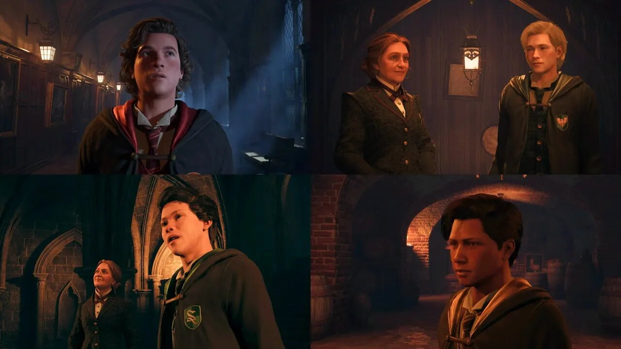 Hogwarts Legacy - The Sorting Ceremony All Houses (Male Version)