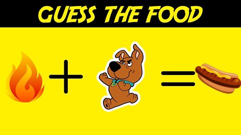 Can You Guess The Food By Emoji? #1