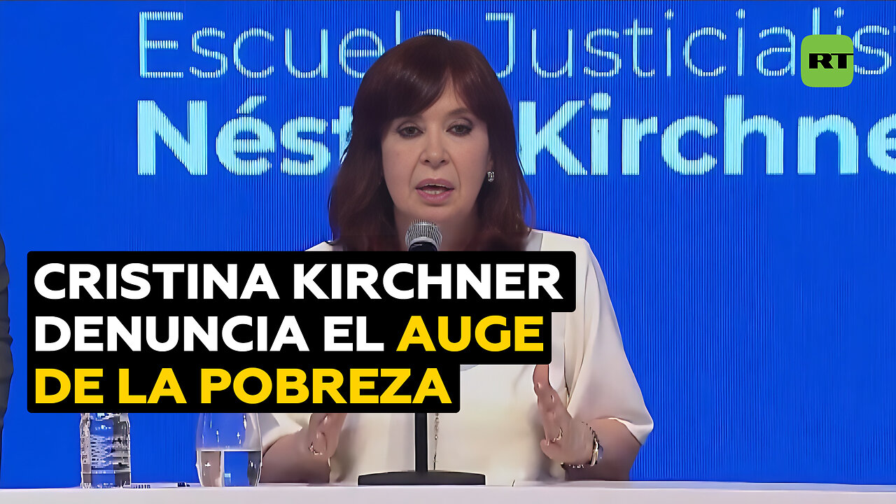 Cristina Kirchner denuncia un auge crítico de la pobreza en Argentina