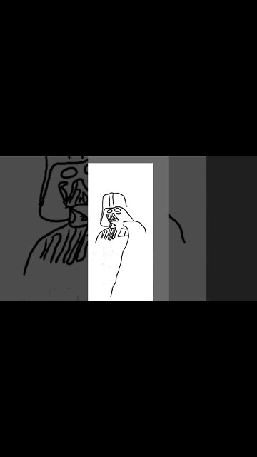 Drawing Darth Vader with a Cape #art #drawing #starwars