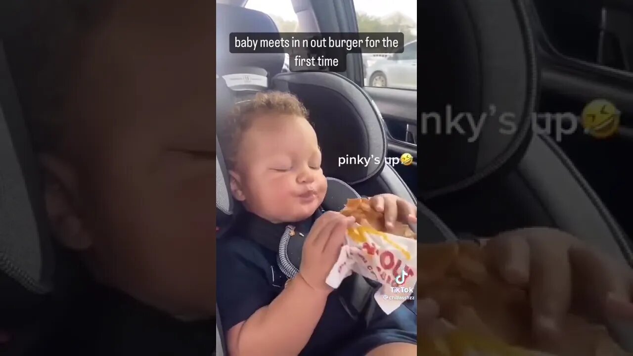 Baby Boy Tries In and Out Burger For the First Time | #shorts