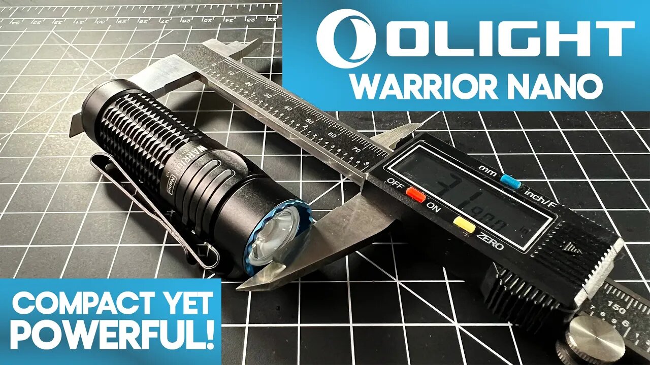 The Olight Warrior Nano is a smaller, more compact version of the Warrior Mini 3! Beam Test & Review