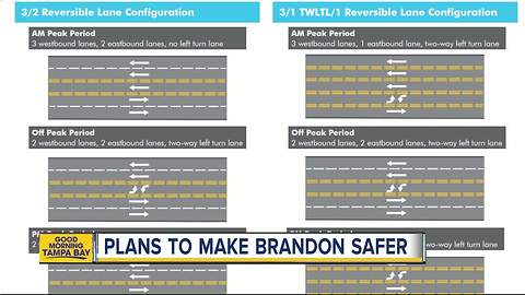 Hillsborough County moving forward on its plans to make areas of Brandon safer for pedestrians