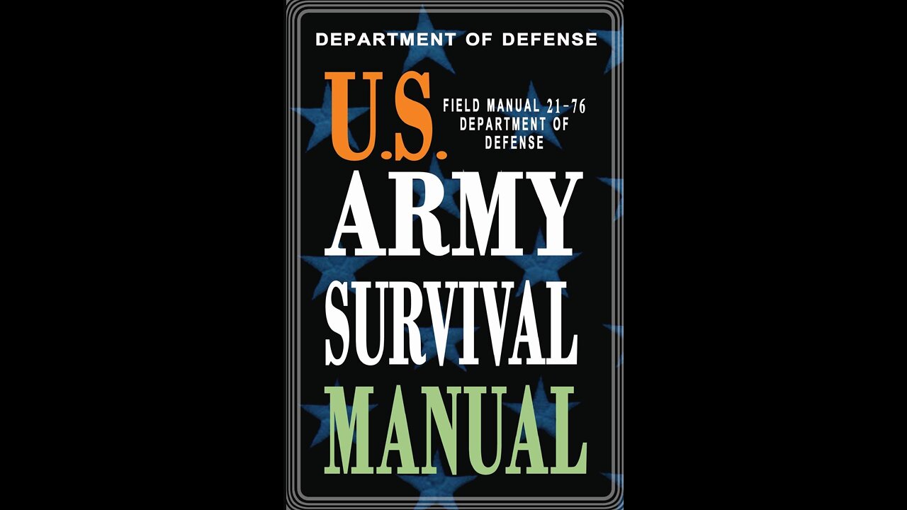 Surviving the NWO - [Book] US ARMY SURVIVAL MANUAL