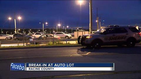 Break-in attempted at Racine auto lot