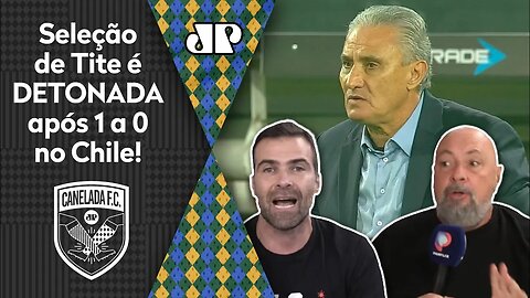 "É MEDONHO ver a Seleção jogar! O TITE é MUITO FRACO!" OLHA esse DESABAFO após 1 a 0 no Chile!