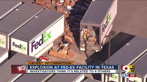 Explosion at FedEx facility in Texas