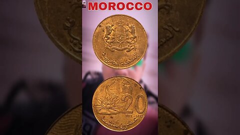 MOROCCO 20 SANTIMAT 2011. #shorts #viral #coinnotesz