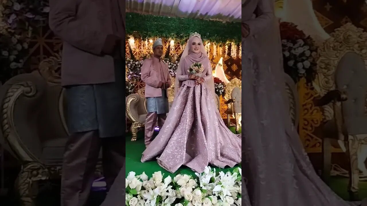 Pengantin Berhijab Nuansa Melayu #shorts #short #shortvideo