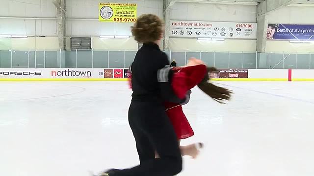 Ice dance duo representing Amherst Skating Club at U.S. National Figure Skating Championships