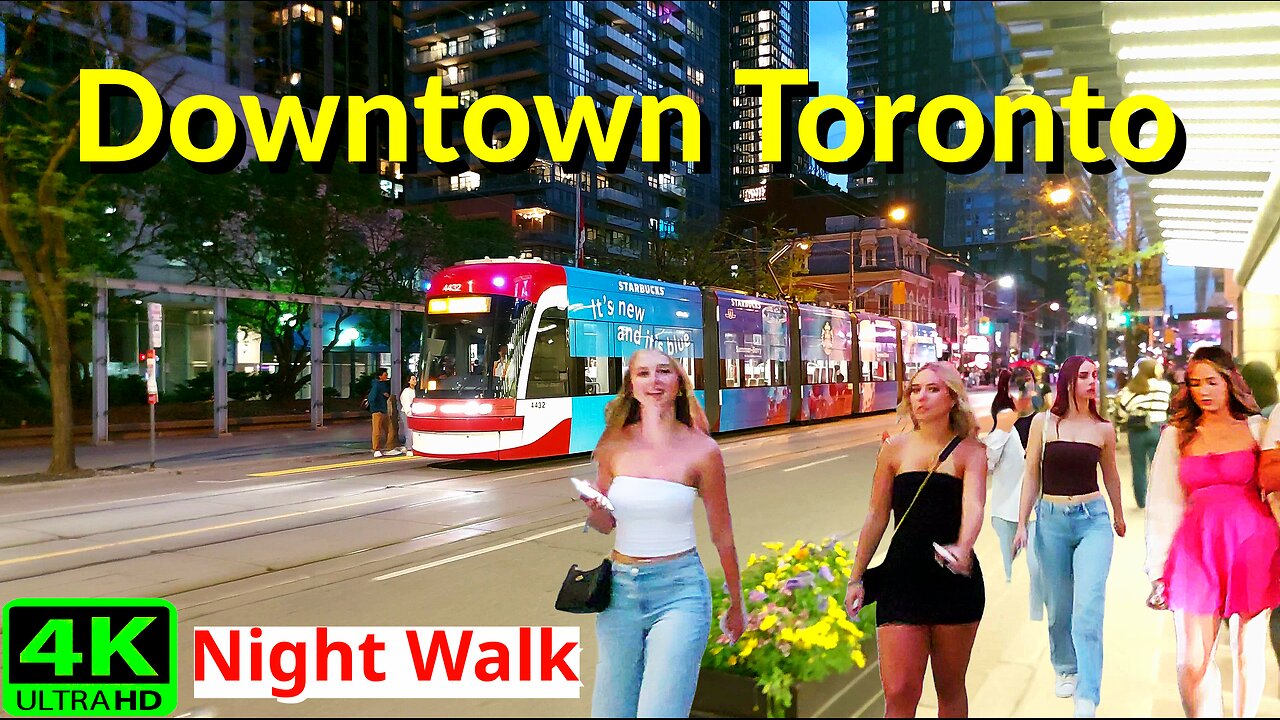 【4K】Downtown Toronto Canada 🇨🇦 long weekend Victoria Day