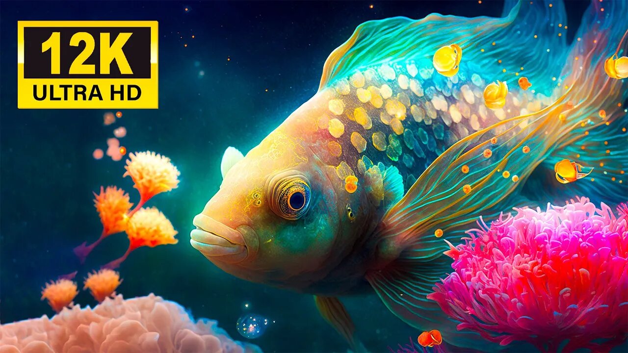 The Colors of the Ocean - 12K HDR 120fps Dolby Vision | The Best 12K Sea Animals