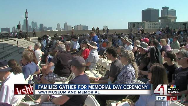 Families gather for Memorial Day ceremony