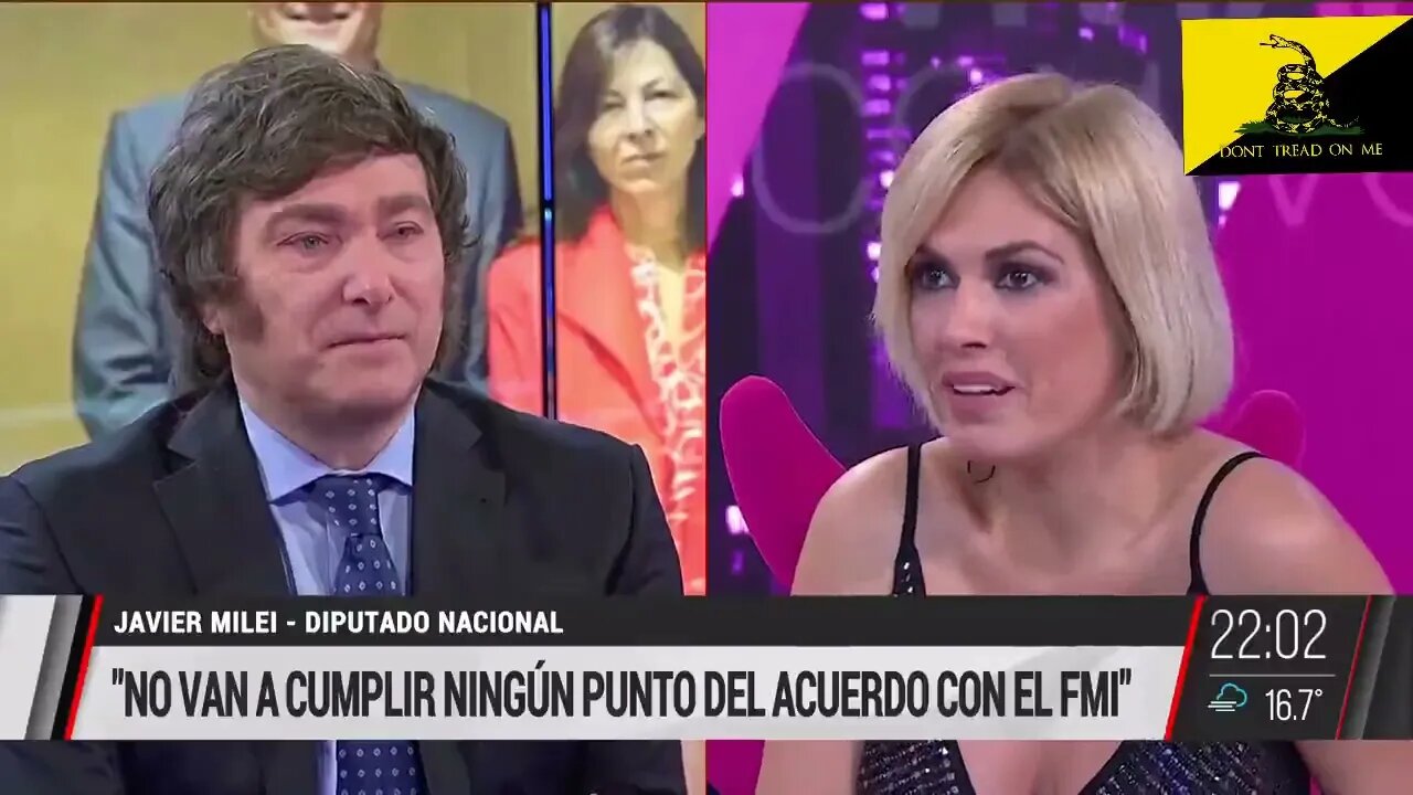 Javier Milei Falta de coraje + Javier Milei + Juan Manuel Urtubey #VivianaConVos