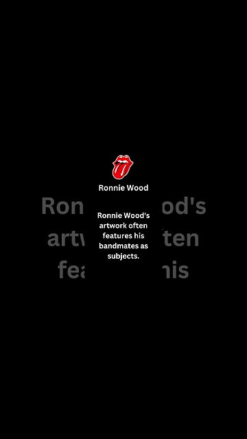 "Rocking with the Stones: Bite-sized Insights" Ronnie Wood #shorts #rollingstones #rocknroll