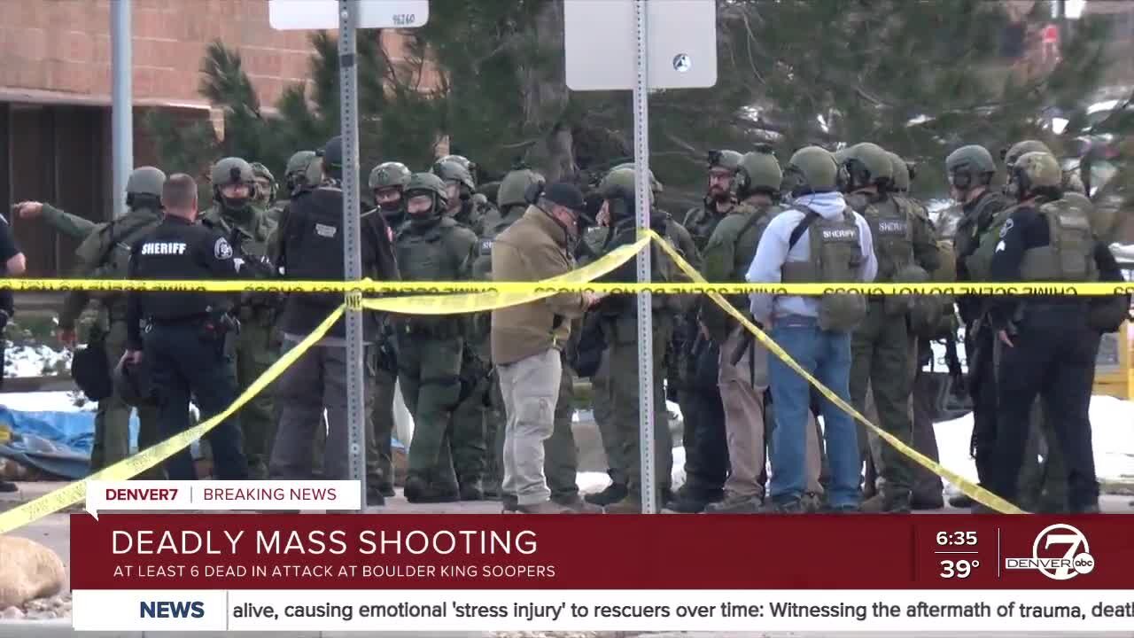 Full afternoon coverage: Multiple people killed, including officer, in shooting at Boulder King Soopers