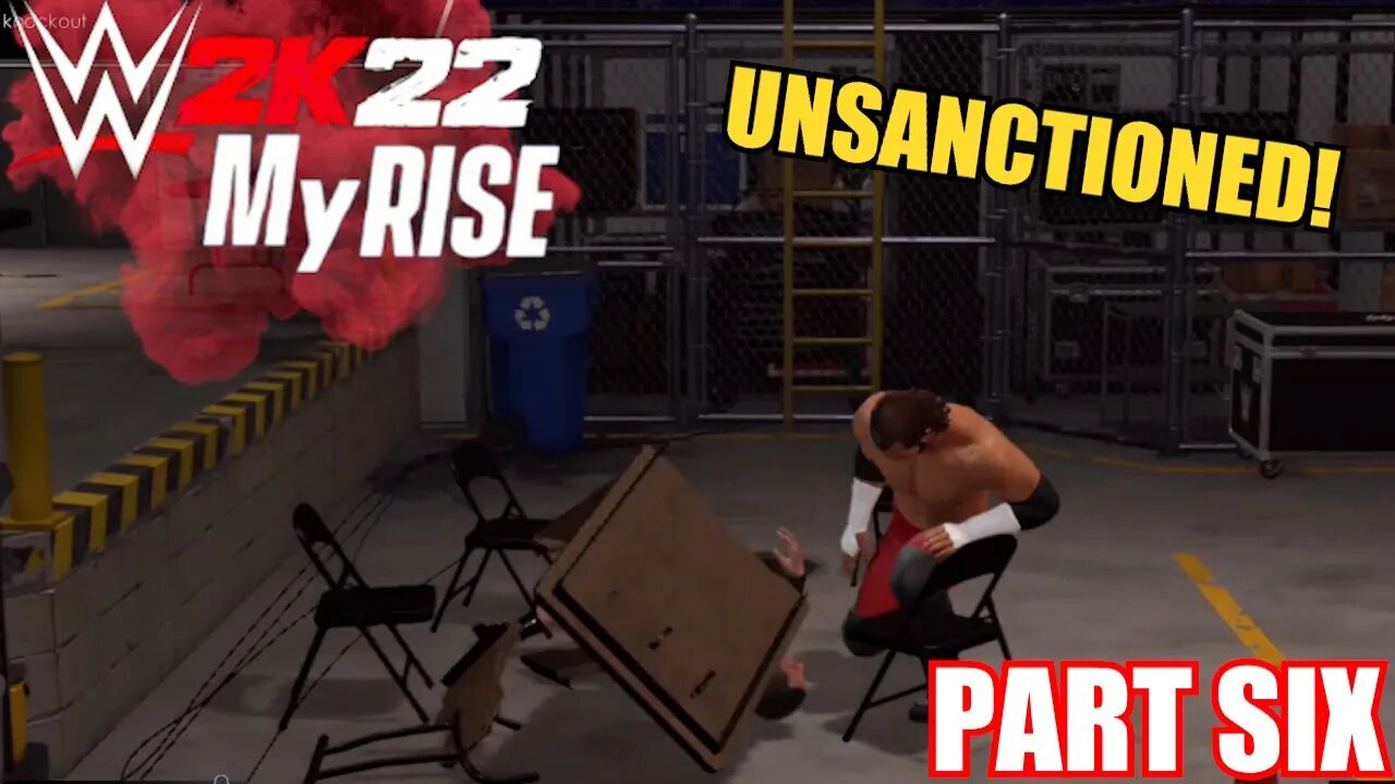 WWE 2K22 MYRISE PART 6 - NXT UK! LIGHTS OUT MATCH FOR NORTH AMERICAN CHAMPIONSHIP