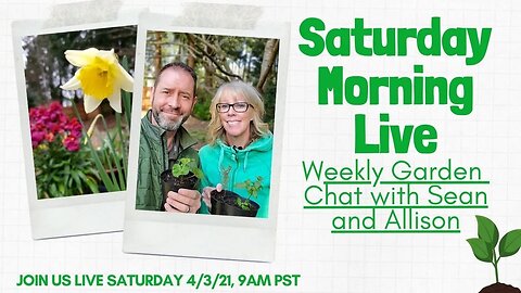 ☕ Saturday Morning LIVE Garden Chat - SGD 357 ☕