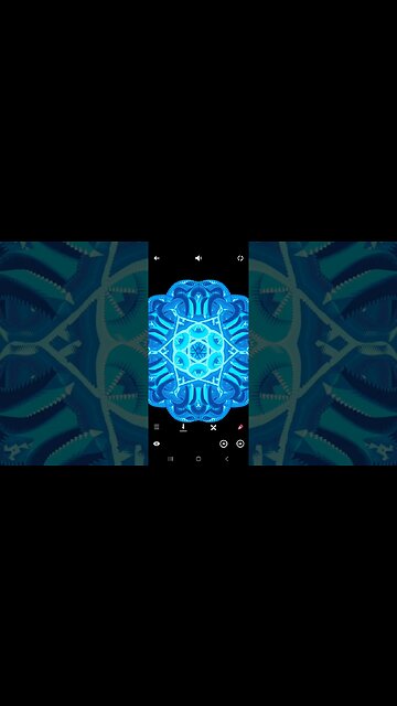 Tangle app on Android: perfect symmetry #1