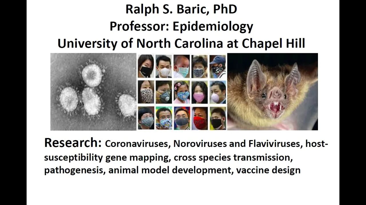 "Special Considerations about GOF Research" Dr Ralph Baric, December 2014