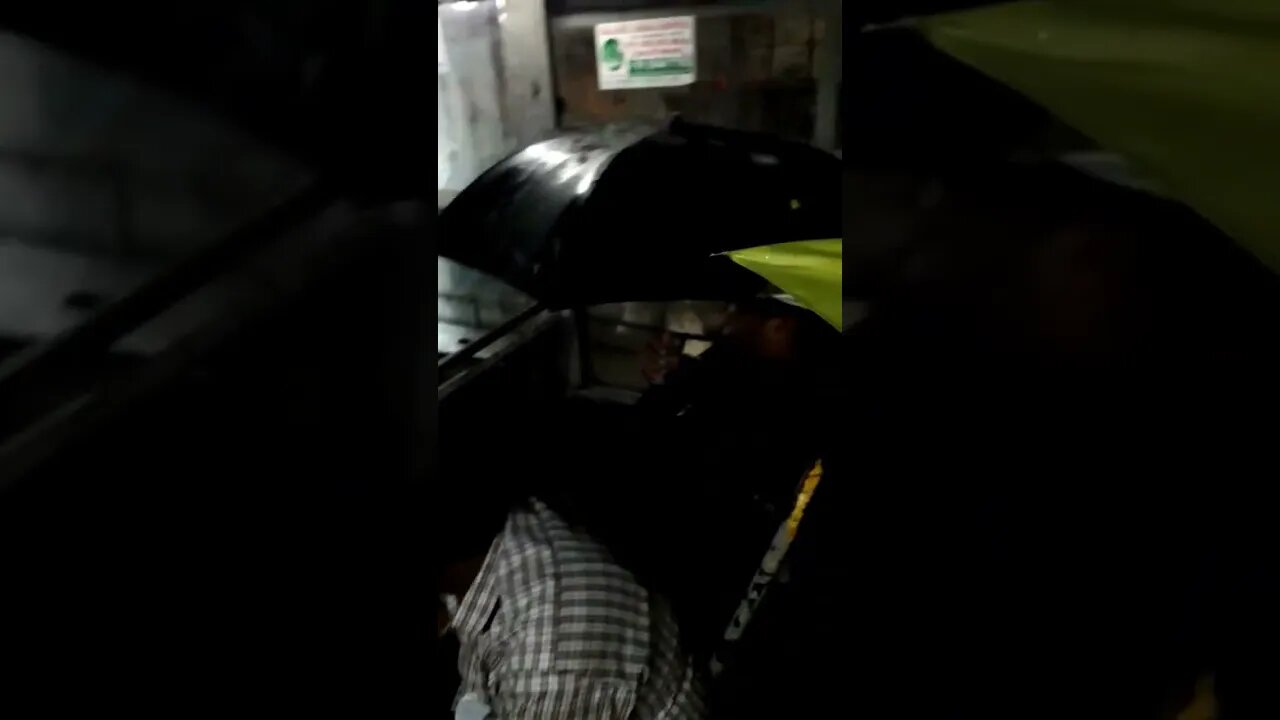 Government Bus Rain Drops