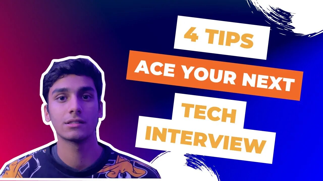 Tips to ACE your next tech interview | Software Engineering Interview prep