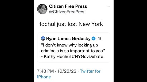 Kathy Hochul Doesn't Give A Sh^t About New Yorker's Safety!