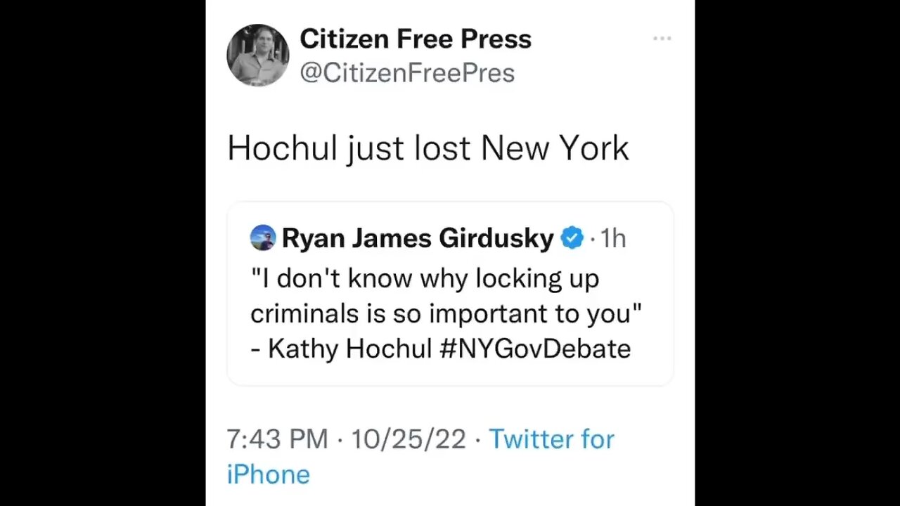 Kathy Hochul Doesn't Give A Sh^t About New Yorker's Safety!