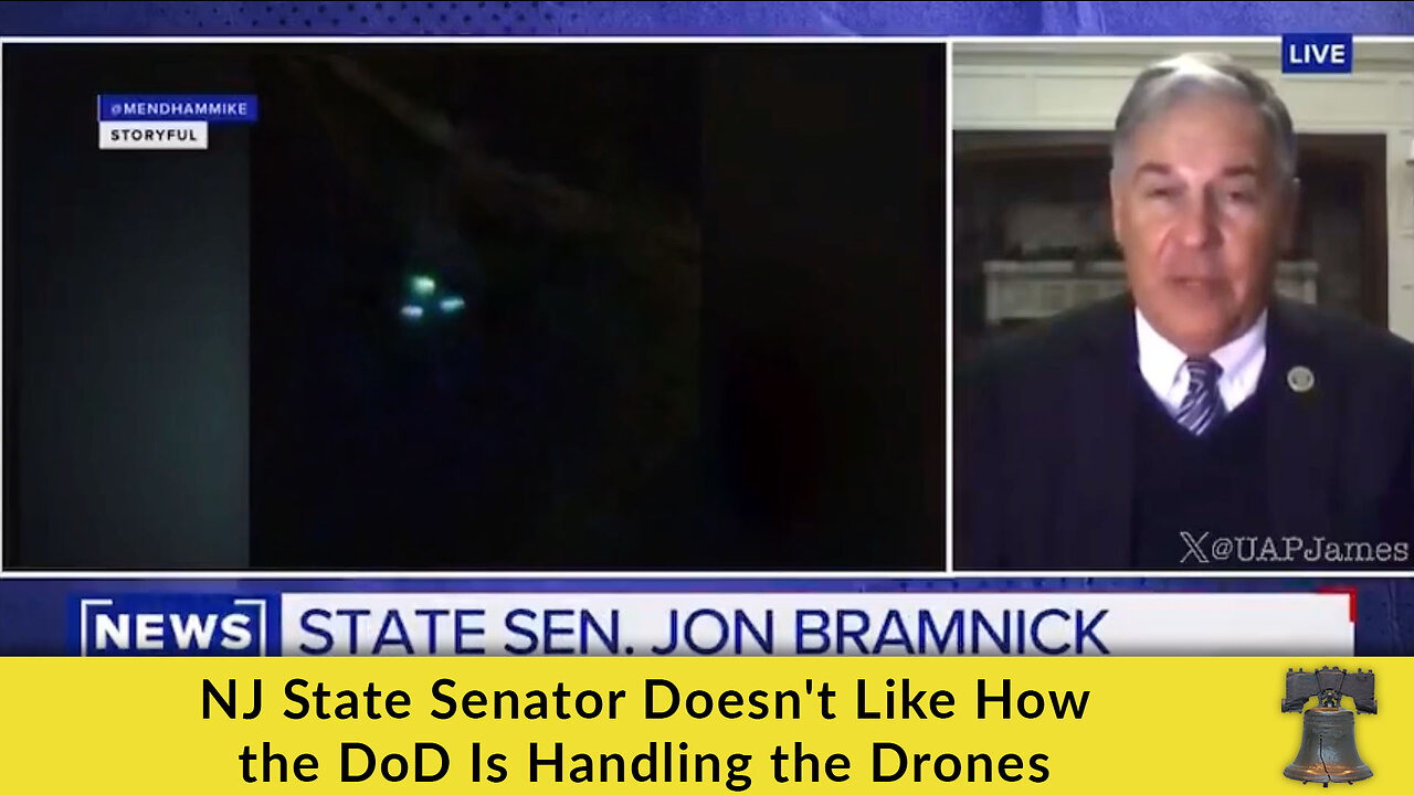 NJ State Senator Doesn't Like How the DoD Is Handling the Drones