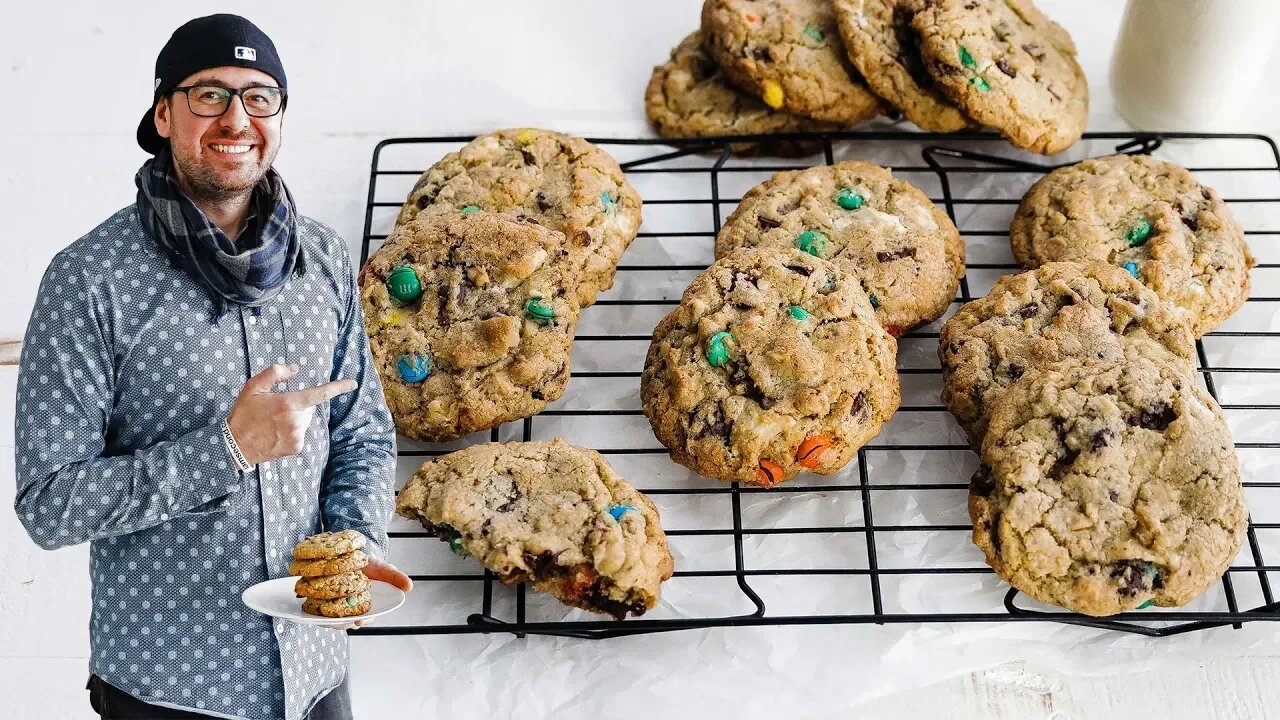 Loaded Peanut Butter Chocolate Chip Cookies Recipe