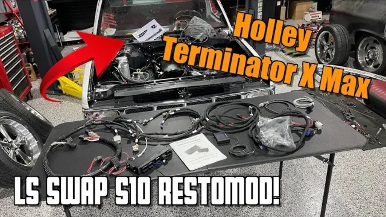 Wiring Up The S10's LS Swap With Holley Terminator X Max! S10 Restomod Ep. 29