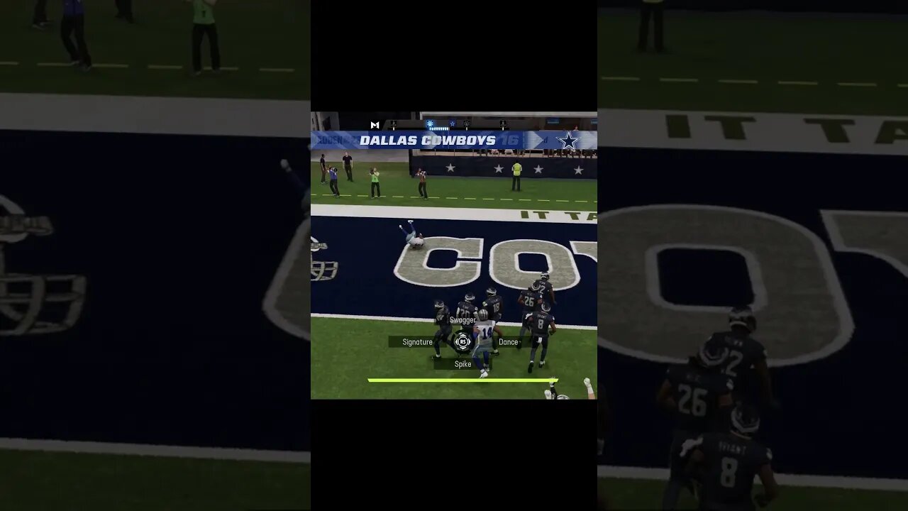 Winning a ranked game with every team before Madden 24 Beta! #DallasCowboys #Madden23 #Shorts