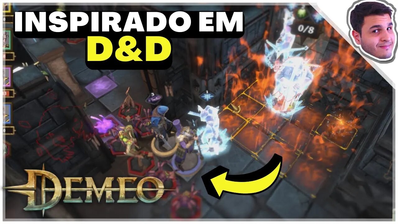 NOVO RPG inspirado em D&D Dungeons and Dragons | Demeo