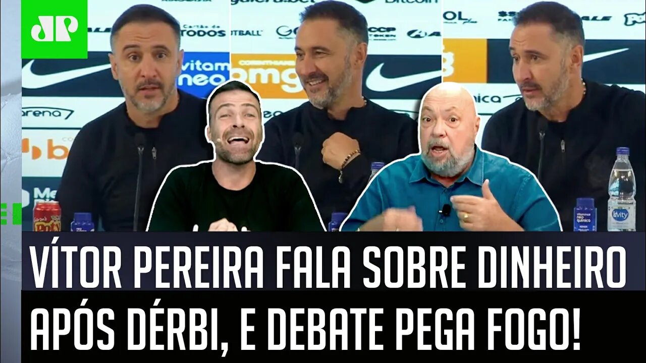 TRETA! "QUÊ? POR%@! O que o Vítor Pereira falou foi..." Debate PEGA FOGO após FALA SOBRE DINHEIRO!