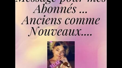 #MESSAGE #ABONNE(ES) ...😔🙏