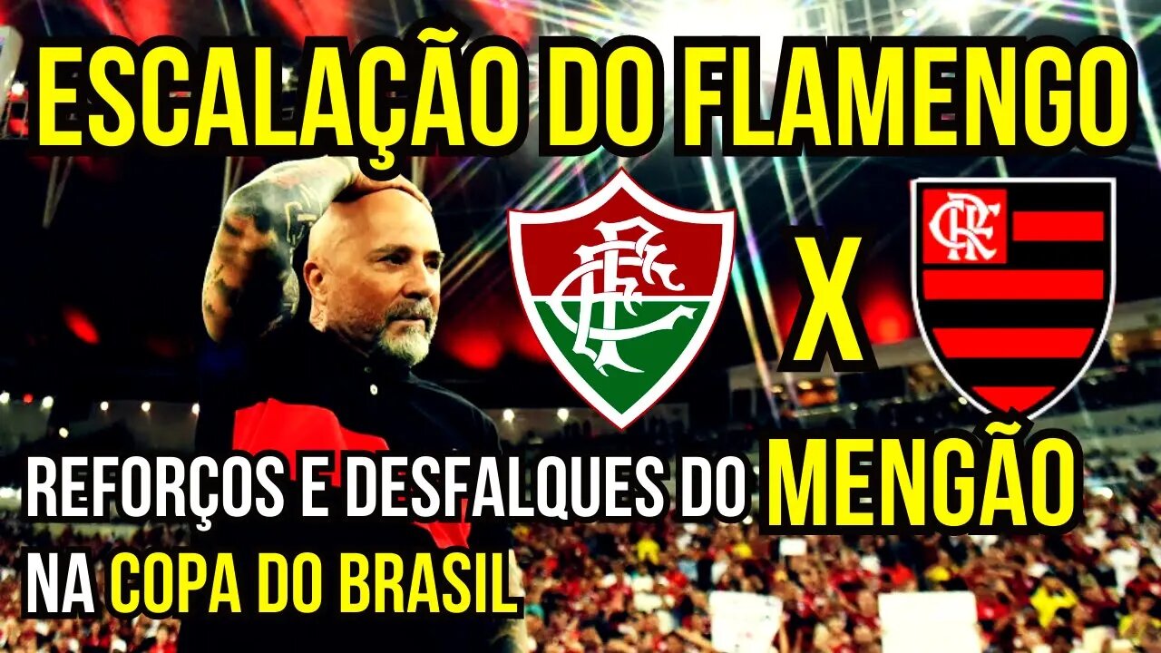 REFORÇOS E DESFALQUES NA ESCALAÇÃO DO FLAMENGO NA COPA DO BRASIL - É TRETA!!! NOTÍCIAS DO FLAMENGO