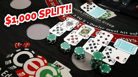MONSTER SPLITS - Blackjack Battle Timmy Vs. David