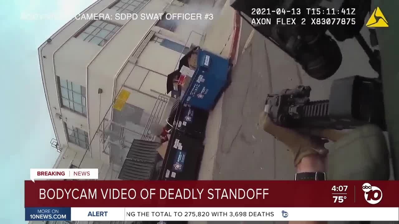 Body-cam video released of deadly standoff between SWAT, South Bay shooting suspect