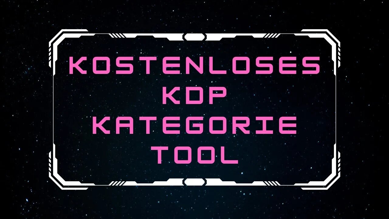 Finde KDP Kategorien mit diesem kostenlosen Tool! - Für Print on Demand No Content / Low Content