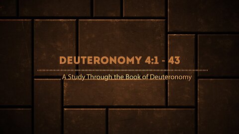 Deuteronomy 4:1-49