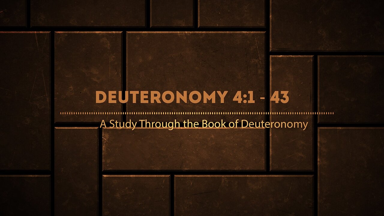 Deuteronomy 4:1-49