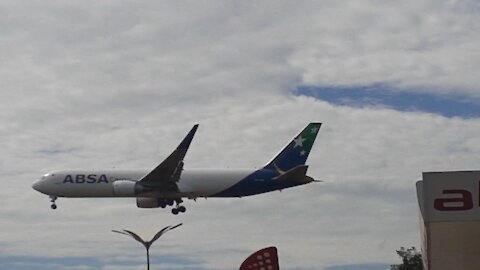 Boeing 767-300ER PR-ABD na final antes de pousar em Manaus vindo de Guarulhos(10/02/2021)