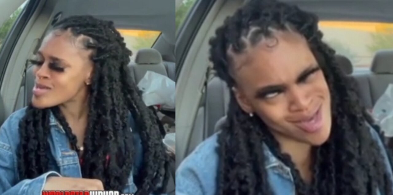 What In The Devils Name Going On Here She Needs To Put Down Whatever Shes Drinking & Get Evaluated