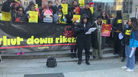 Wa #closerikers #shutdownrikers Rally 12/14/23 foley square